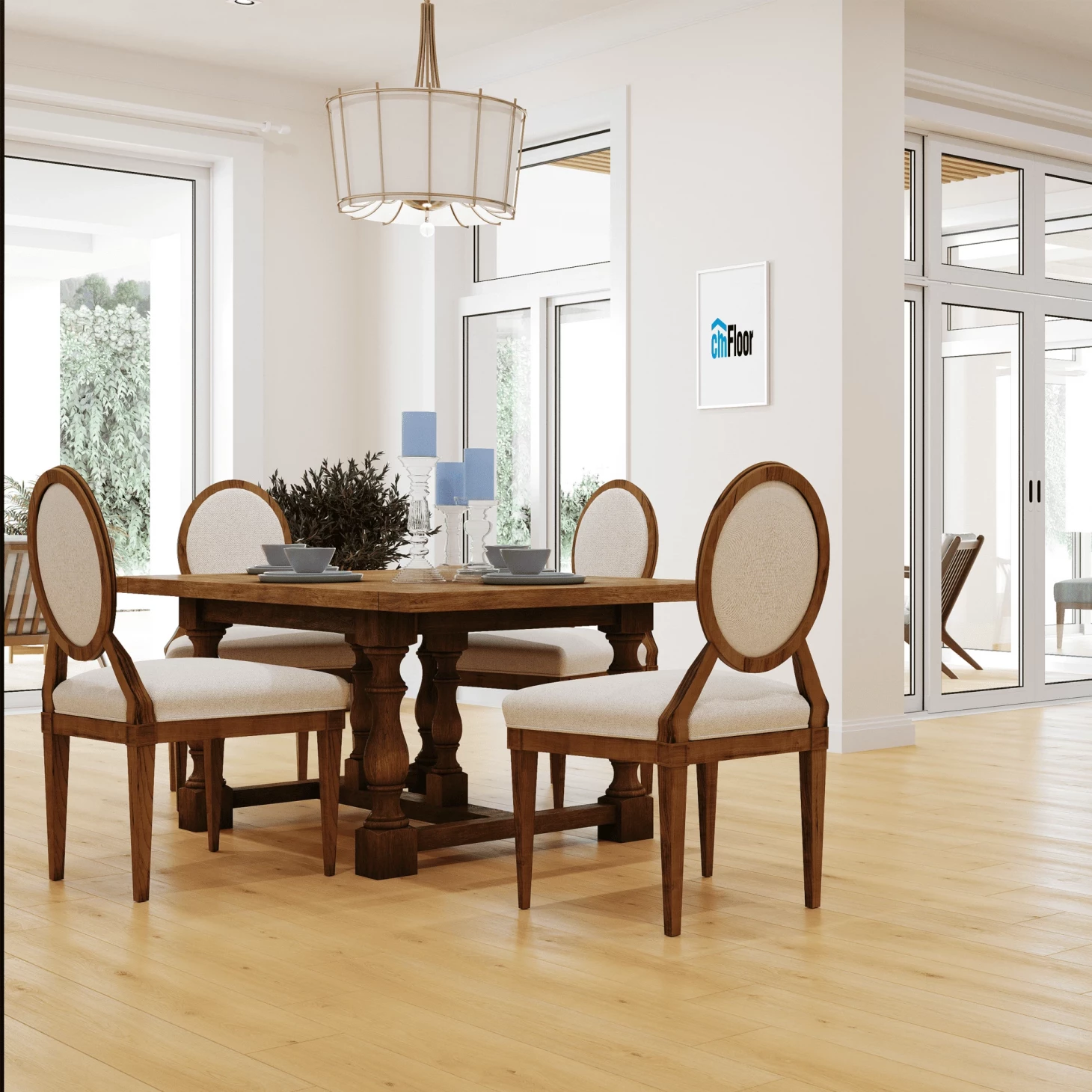 SPC плитка для пола Дуб Орегон (1220*180*4 мм) — купить в Новороссийске