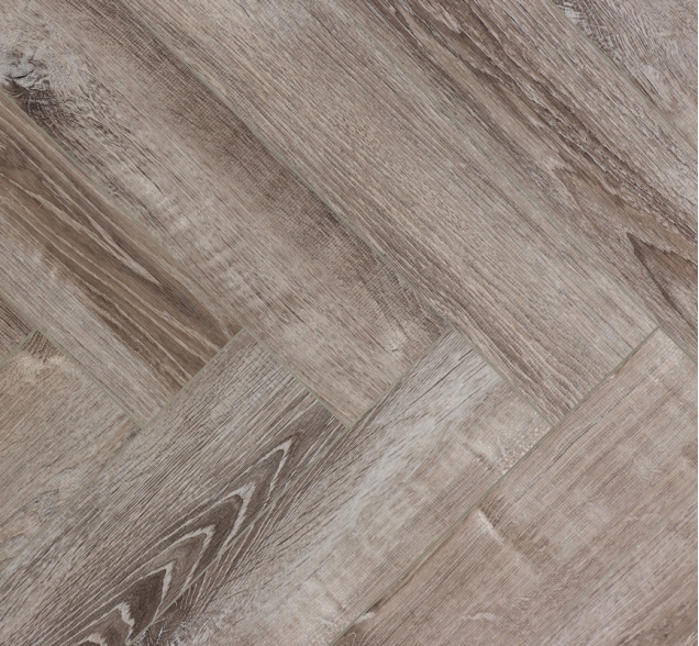 Виниловый ламинат SPC "Cronafloor" Herringbone Дуб Тулон (640*128*4,5 мм) — купить в Новороссийске