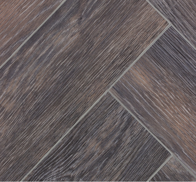 Виниловый ламинат SPC "Cronafloor" Herringbone Дуб Бордо (640*128*4,5 мм) — купить в Новороссийске