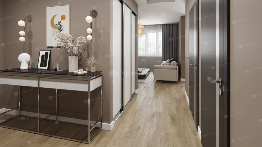 SPC Ламинат "Alpine Floor" Дуб млечный (1524*180*8 мм) — купить в Новороссийске