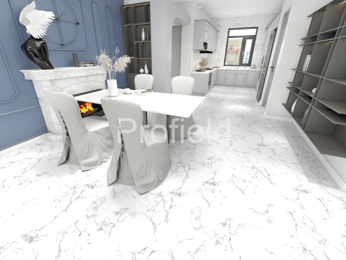 HSPC ламинат "Profield" Камень белый (610*305*5,5 мм) — купить в Новороссийске