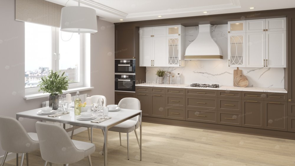 SPC Ламинат "Alpine Floor" Дуб капучино (1524*180*8 мм) — купить в Новороссийске