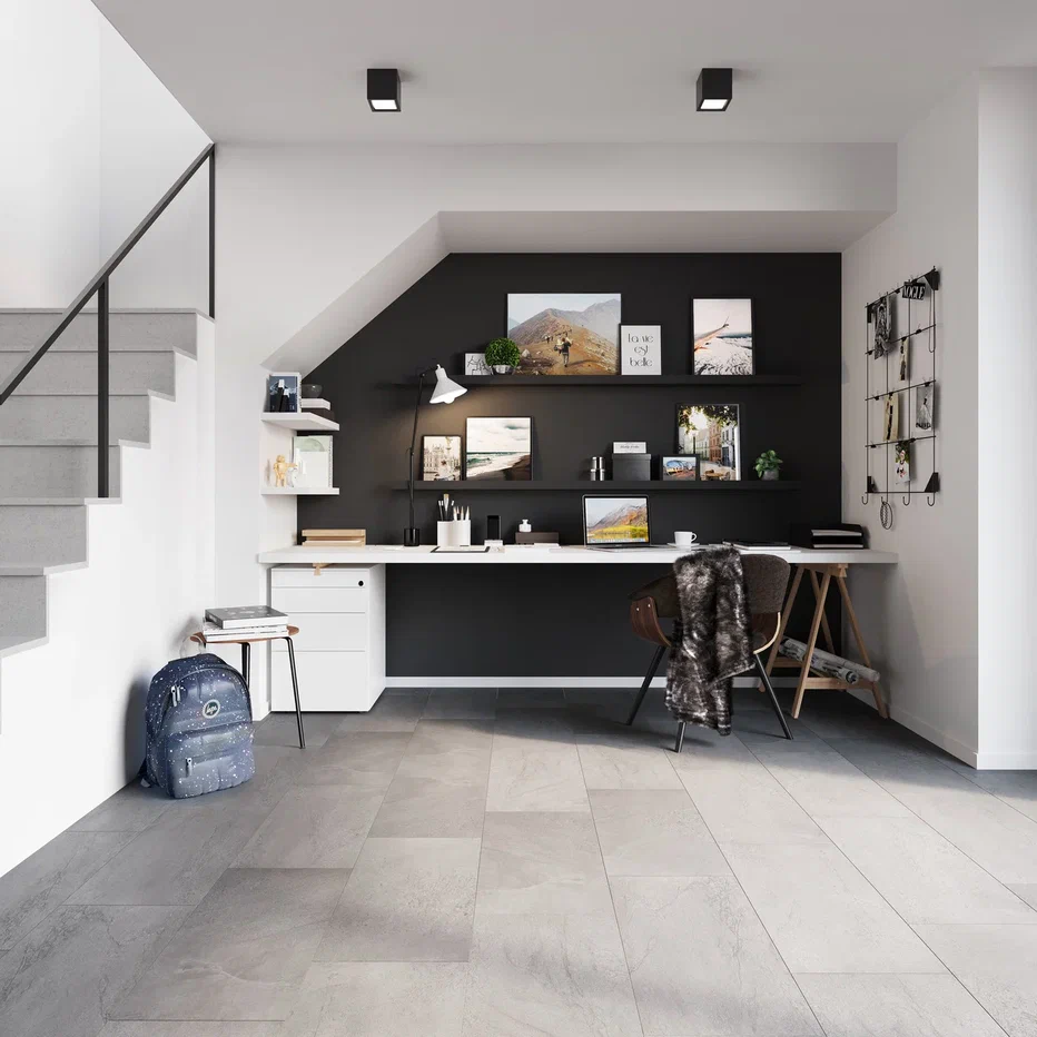 SPC ламинат "Invictus" Groovy Granite Steel (603*298*6мм) — купить в Новороссийске