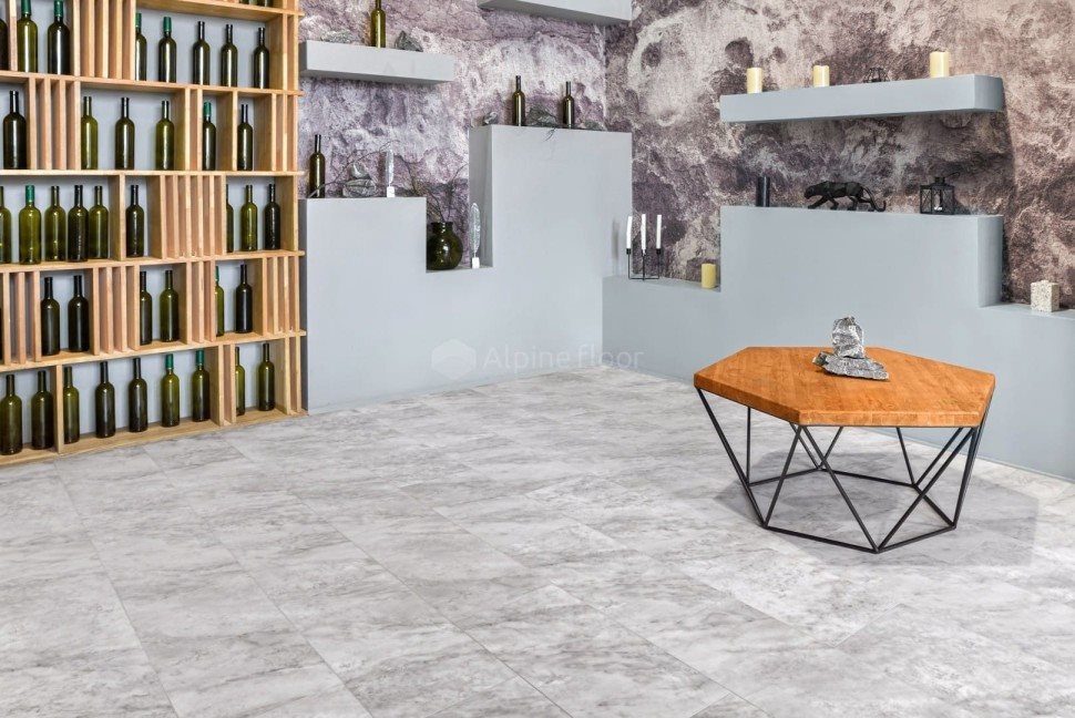 Виниловая плитка "Alpine Floor" Light Stone Чили (608*303*2,5 мм) — купить в Новороссийске