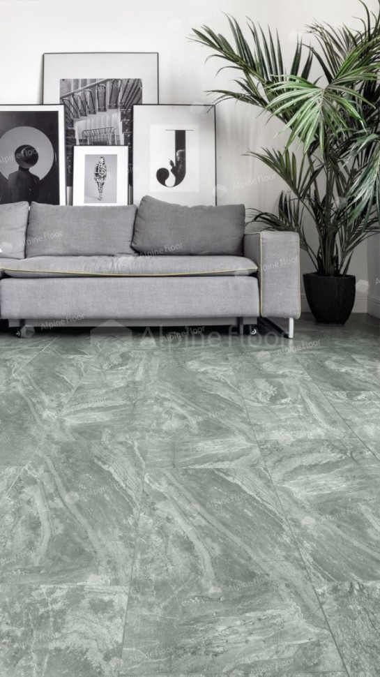 Виниловая плитка "Alpine Floor" Light Stone Хэмпшир (608*303*2,5 мм) — купить в Новороссийске
