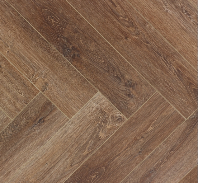 Виниловый ламинат SPC "Cronafloor" Herringbone Дуб Тулуза (640*128*4,5 мм) — купить в Новороссийске