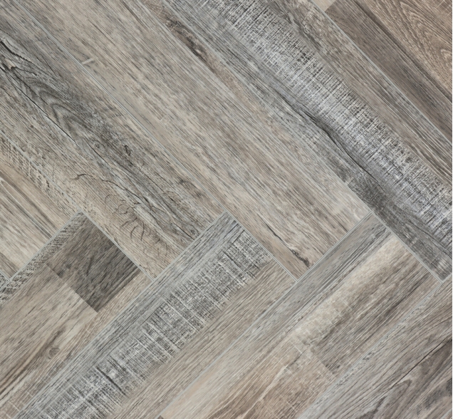 Виниловый ламинат SPC "Cronafloor" Herringbone Дуб Реймс (640*128*4,5 мм) — купить в Новороссийске