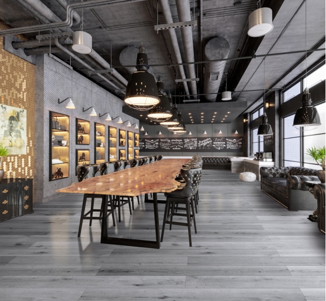 SPC ламинат "CronaFloor" Wood 4V Дуб Серый (1200*180*4 мм) — купить в Новороссийске