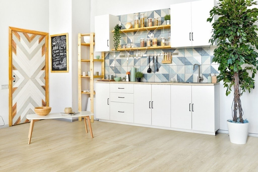 Замковая ПВХ плитка Секвойя Медовая  (1219*184*3,2мм) — купить в Новороссийске