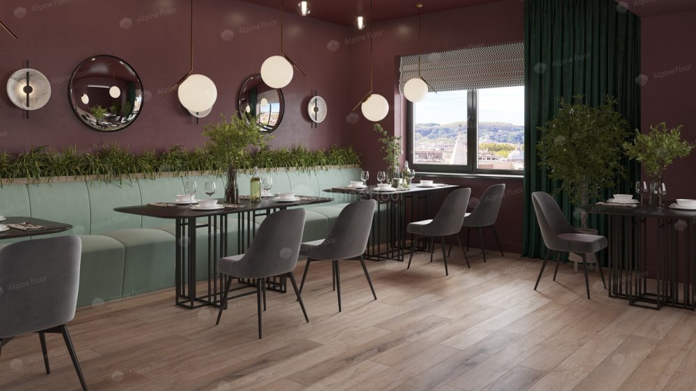 SPC Ламинат "Alpine Floor" Дуб персиковый (1220*183*8 мм) — купить в Новороссийске