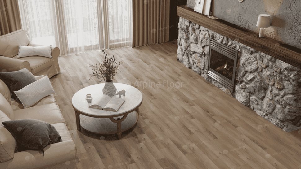 Виниловый ламинат "Alpine Floor" Parquet Light Дуб Синистра (600*125*4 мм) — купить в Новороссийске